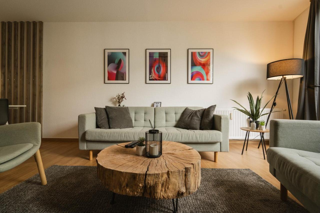 Raum921 - Stilvolles Apartment - Wlan, Tiefgarage, Kueche, Netflix Magdeburg Eksteriør billede